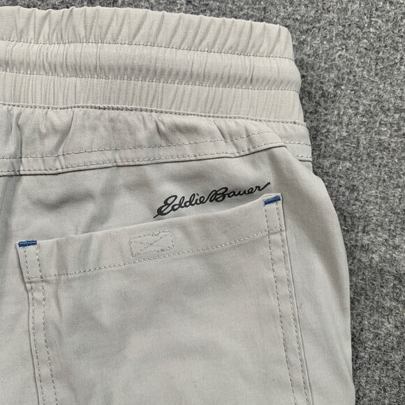 Eddie Bauer Pants Boys S Small Grey Convertible Jogger Cargo Pocket Taper Ankle - Picture 9 of 14